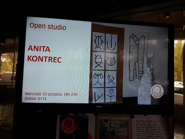 Open studio in October, Cité International des artes, Paris